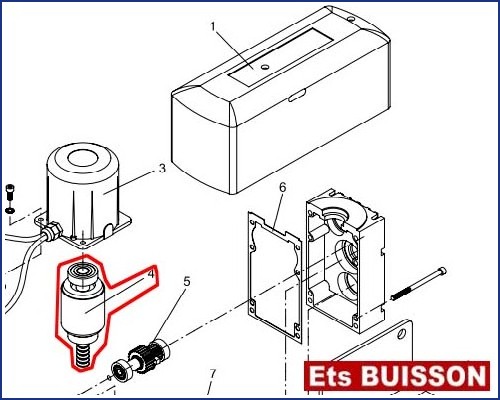 BENINCA DU.45ER - Arbre moteur N°4 Ref. 9686134